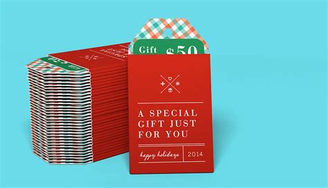 customizable gift card holders.